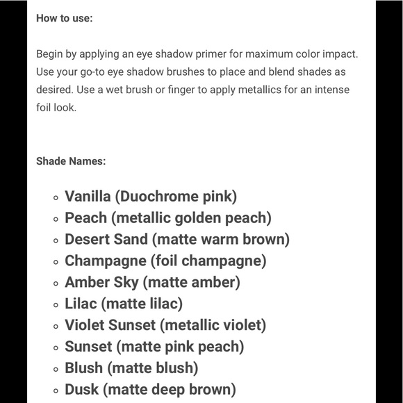 Violet Voss Violet Sunset Eyeshadow Palette - Picture 5 of 6